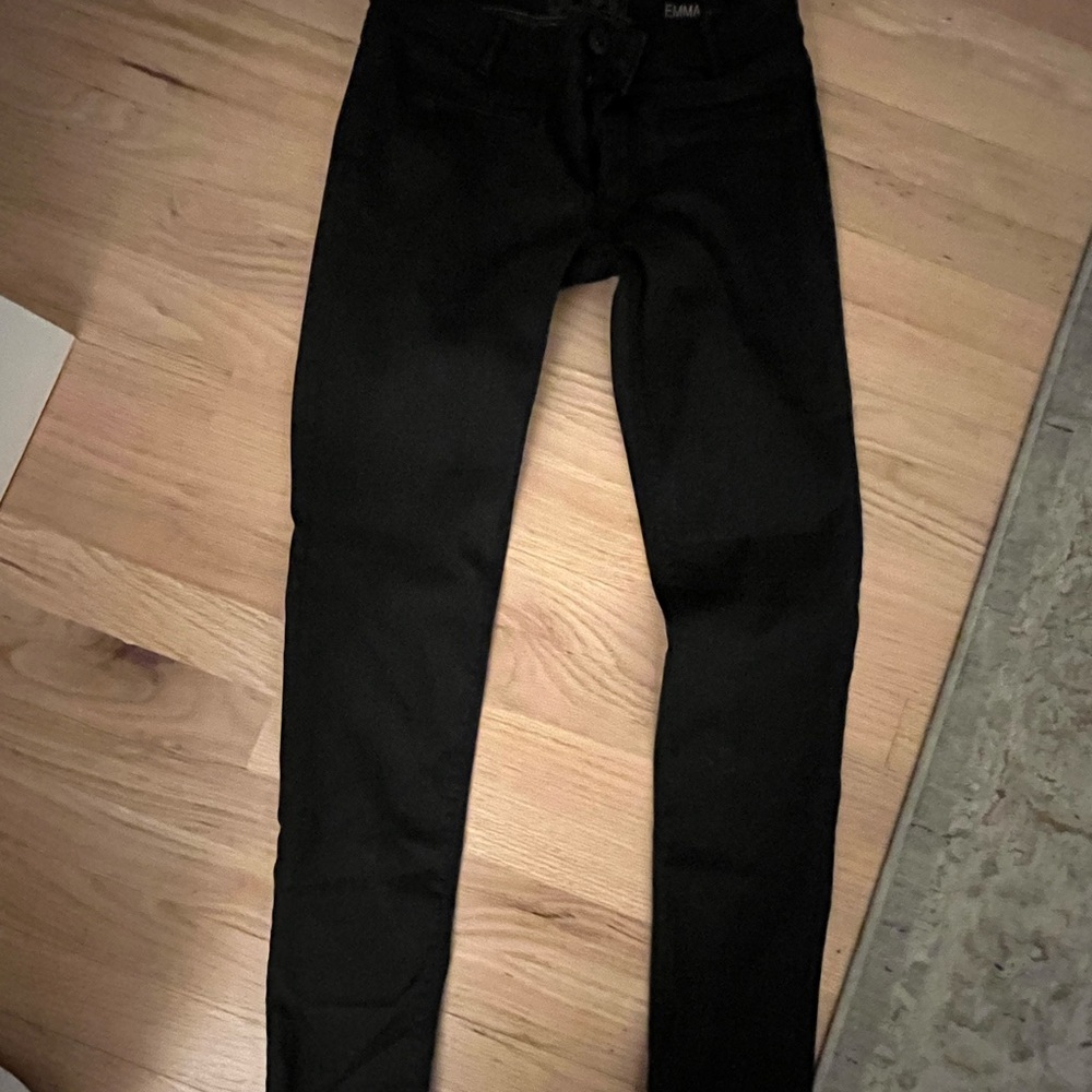 DL1961 Women's Classic Black - Emma Leggings 360